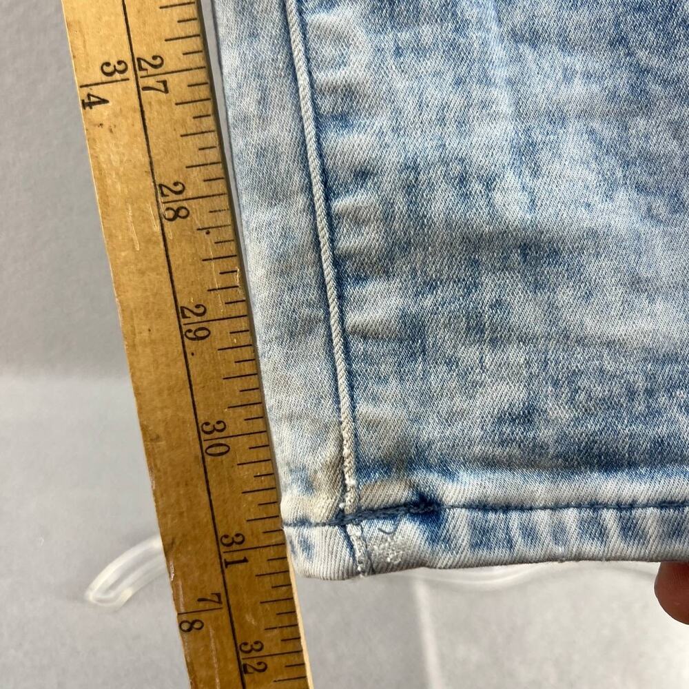 Pacsun Stacked Skinny Jeans Distressed Acid Wash Women's Size 30x32 - Picture 4 of 15